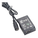 Caruba Canon LP E17 (DR E18) Dummy Batterij (rechte kabel)
