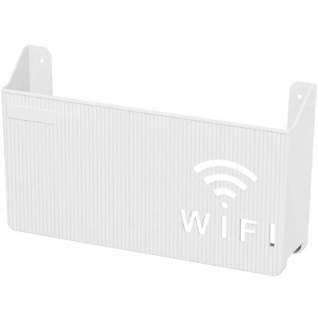 AG986 UCHWYT PÓŁKA NA ROUTER WIFI BIAŁY