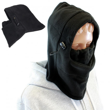 BQ42 KOMINIARKA MASKA POLAROWA 3w1 BLACK