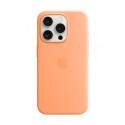 iPhone 15 Pro Silicone Case with MagSafe - Orange Sorbet
