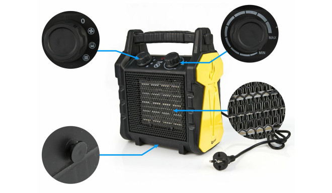 Electric ceramic heater-radiator GEKO, 3 kW, 230 V