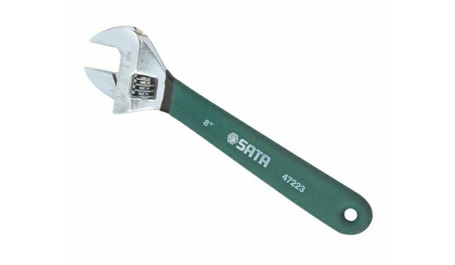 SATA ADJUSTABLE WRENCH COATED 15"