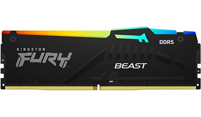 Kingston DDR5 Fury Beast - 32GB - 6000 - CL - 40 - Single-Kit, black