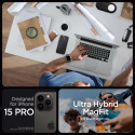 Spigen case Ultra Hybrid Mag Magsafe for iPhone 15 Pro 6,1" Frost black