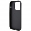 Guess case for iPhone 15 Pro 6,1" GUHCP15LPMSDGSK black HC PU Disco Script Metal