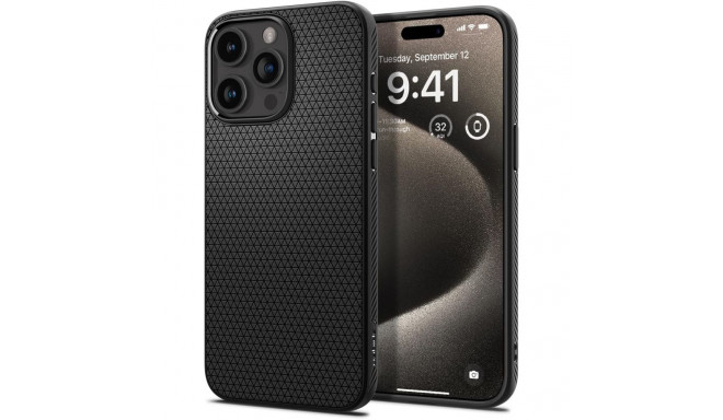 Spigen Liquid Air case for iPhone 15 Pro Max 6,7" matte black