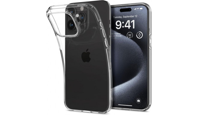 Spigen Liquid Crystal case for iPhone 15 Pro 6,1" crystal clear