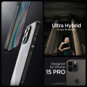 Spigen case Ultra Hybrid for iPhone 15 Pro 6,1" matte black