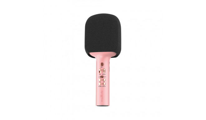 Maxlife Bluetooth microphone with speaker MXBM-600 pink