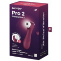 Satisfyer air impulse vibrator Pro 2 Generation 3, red