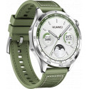 Huawei Watch GT 4 46mm, hõbedane/roheline