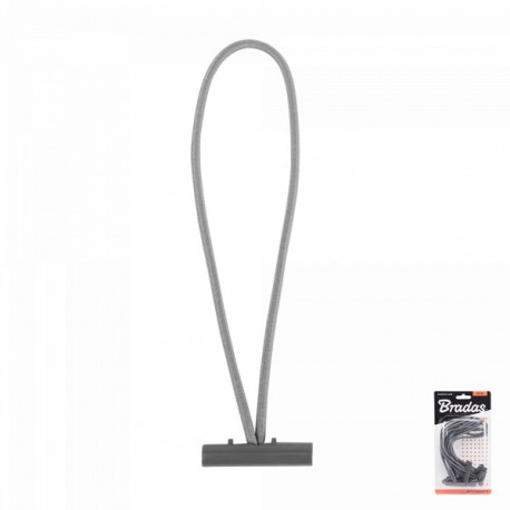 BUNGEE CORD T BAR elastne kumm koos pöörleva T-vardaga, 15 cm pikk - 10 tk blister