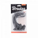 BUNGEE CORD T BAR elastic rubber with T-bar swivel, 15 cm long - 10 PCS blister