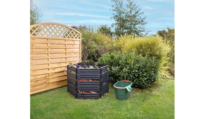 AIR-KING composter 600 L, black