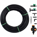 Set with a WATER FLOW DRIP hose - 50m with a timer