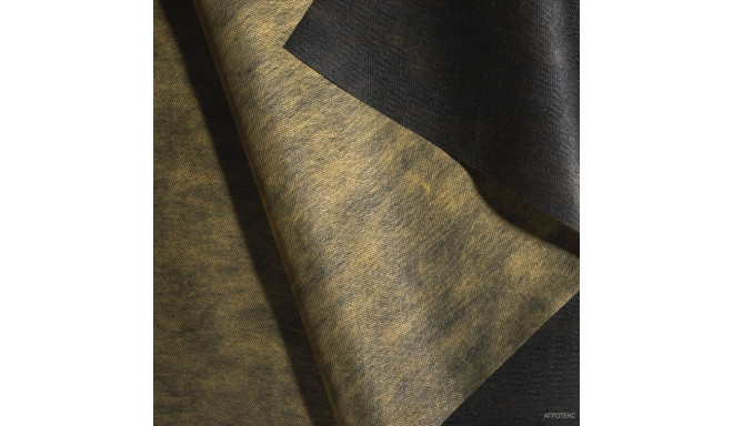 Kollane-must multšikangas 80g/m² 3 x 10m
