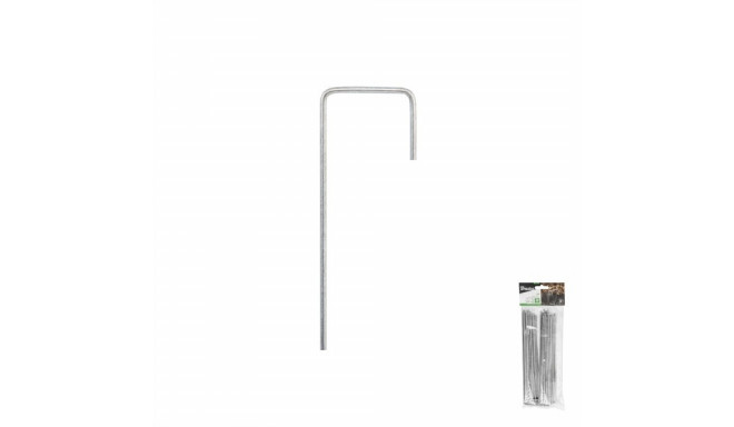 Galvanized metal pin in the shape of "J" width 3cm / height 15cm