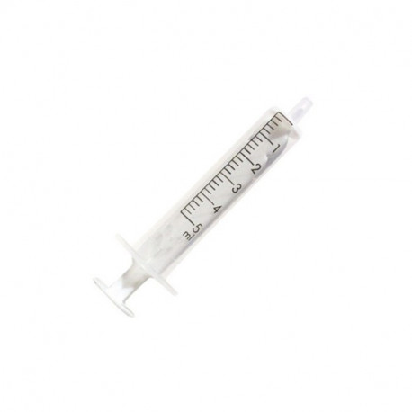 Sterilized and graduated syringe 5ml