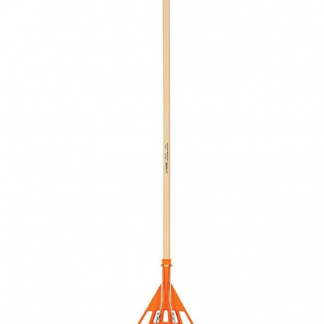 Leaf rake with 22 straight steel tines and wooden hanle Truper®