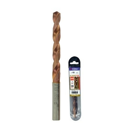 Metal drill bit FURIUS 9.0mm, Ti2CN FUSIO, HSS Fully Ground. Split point angle 135°, blister