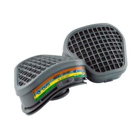 Elipse asendusfiltrid (1 paar) ABEK1 suure jõudlusega gaasimaskide jaoks