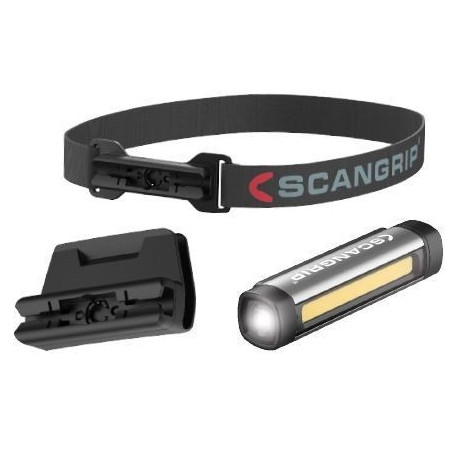 Taskulamp / pealamp Scangrip FLEX WEAR KIT, 150lm, laetav, IP20