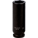 Kuuskant pikk löökpadrunvõti 19mm 1/2" Irimo jaepakend