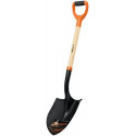 Shovel 22x50cm, wooden shaft, offset two component D-handle, 102cm Truper®
