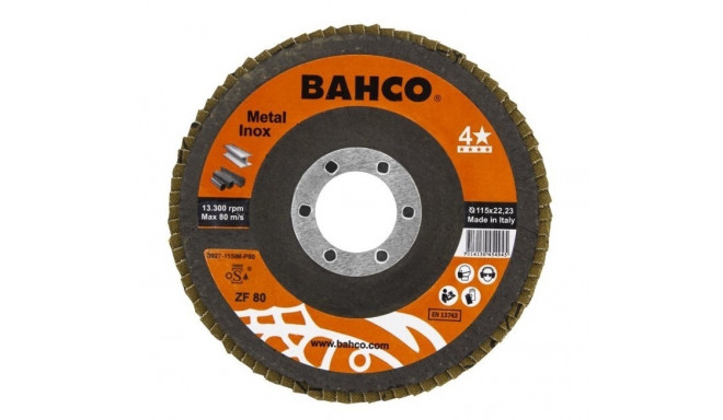 Flap disc INOX+Fe T42 P80 125x22.23mm