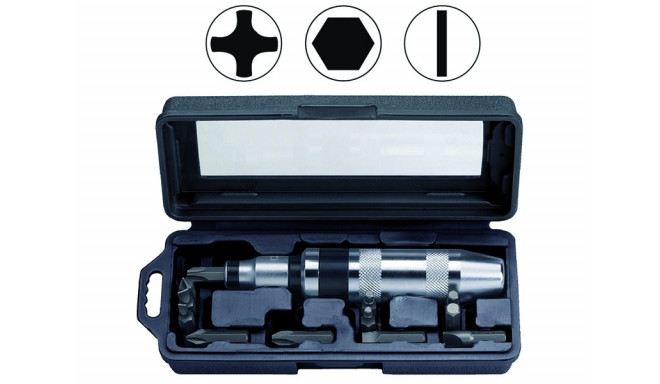 Impact driver bit set 15pcs PH,SL,HEX