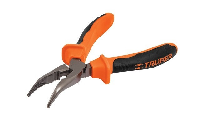 Pikkmokktangid kõvera otsaga 150mm Truper®