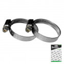 Nerūdijančio plieno zebro žarnos spaustukas BRADAS 8-12mm 1vnt.