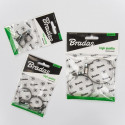 Nerūdijančio plieno zebro žarnos spaustukas BRADAS 8-12mm 1vnt.