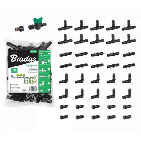 Set of accessories for drip line 16mm - 81pcs.