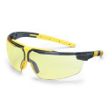 Safety glasses Uvex i-3 s, amber lens, supravision excellence (anfi scratch, anti fog) coating, anth