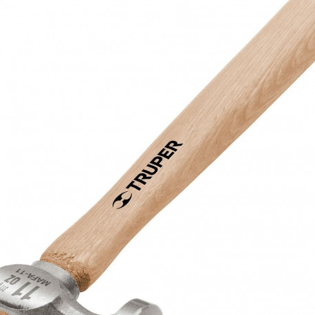 Plekksepa haamer puidust käepidemega, kuulpea 312g Truper®