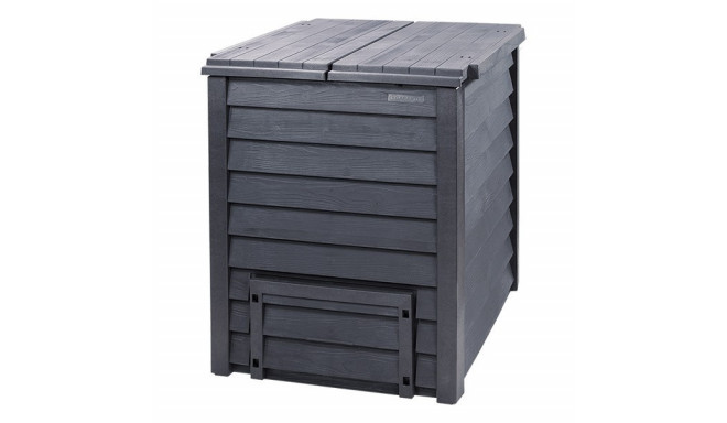 Tugev ja ilus komposter - kompostikast puidu imitatsioon THERMO-WOOD 600L