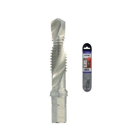 Combi tapping drill bit HSS, 1/4" hex shank, M3