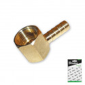 Nurgaga pistik 1/2" x 10mm BRASS