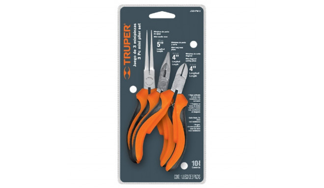 Mini pliers set 3 pcs Truper®