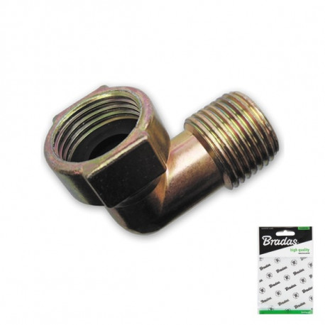 Küünarnuki pistik 1/2" isane x 1/2" emane – tsink