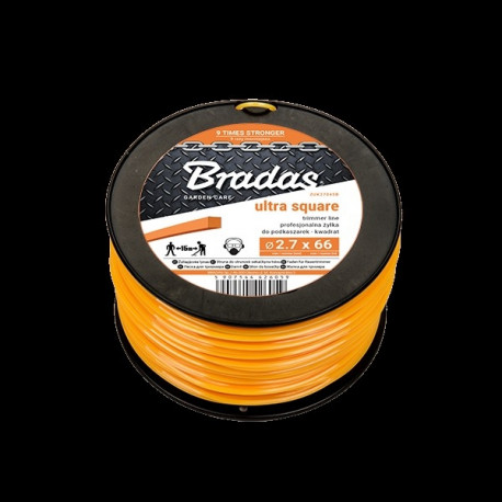 Trimmeri jõhv ULTRA, 2,7mm x 197m kandiline (poolil)