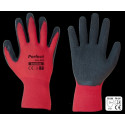 Apsauginės pirštinės Bradas Perfect Grip Red, lateksas, dydis 9