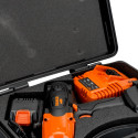 1/2" cordless impact wrench 18V set (2 batteries + charger), 2 torque setting 105/590Nm
