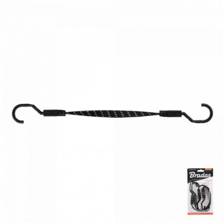 LAME BUNGEE NÖÖR konks teras 1,8x60cm, elastne kumm - 2 tk.