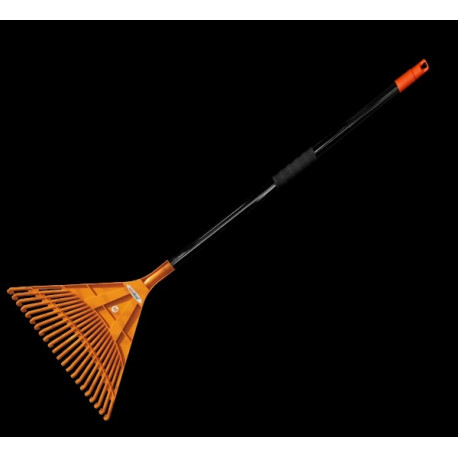 22-tine rake leaf, metal handle