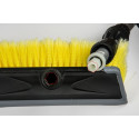 Brush + squeegee for washing with a valve - telescope, length: 104-169cm