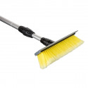 Brush + squeegee for washing with a valve - telescope, length: 104-169cm