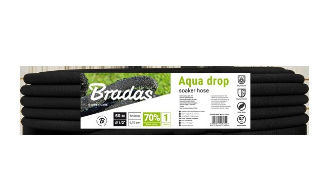 Poorne kastmisvoolik AQUA-DROP 1/2" 50m