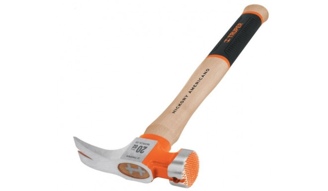 Carpenters hammer with wooden handle and non-slip grip 560g Truper®